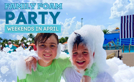 Family Foam Party Island H2O Water Park