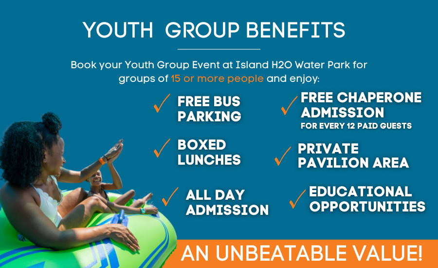 Youth Group Events at Island H2O Water Park Youth Group Events at Island H2O Water Park Youth Group Events at Island H2O Water Park