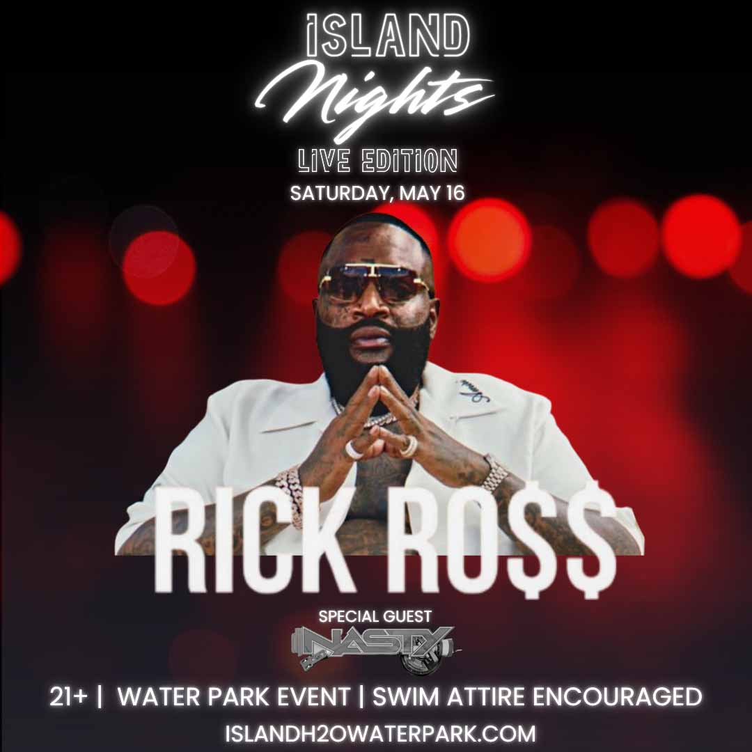 Rick Ross at Island H2O Water Park on Saturday, May 16, 2026