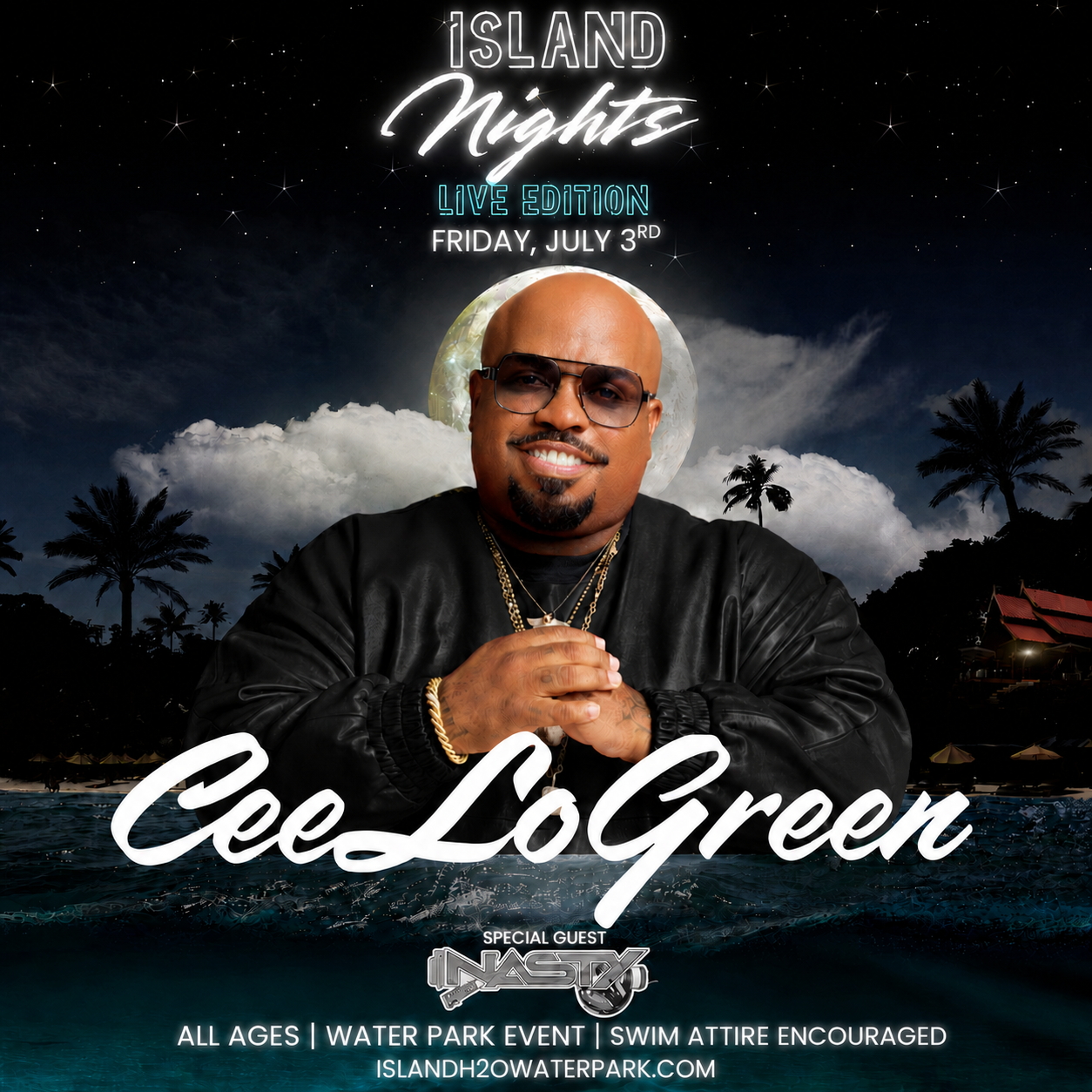 Rick Ross at Island H2O Water Park on Saturday, May 16, 2026