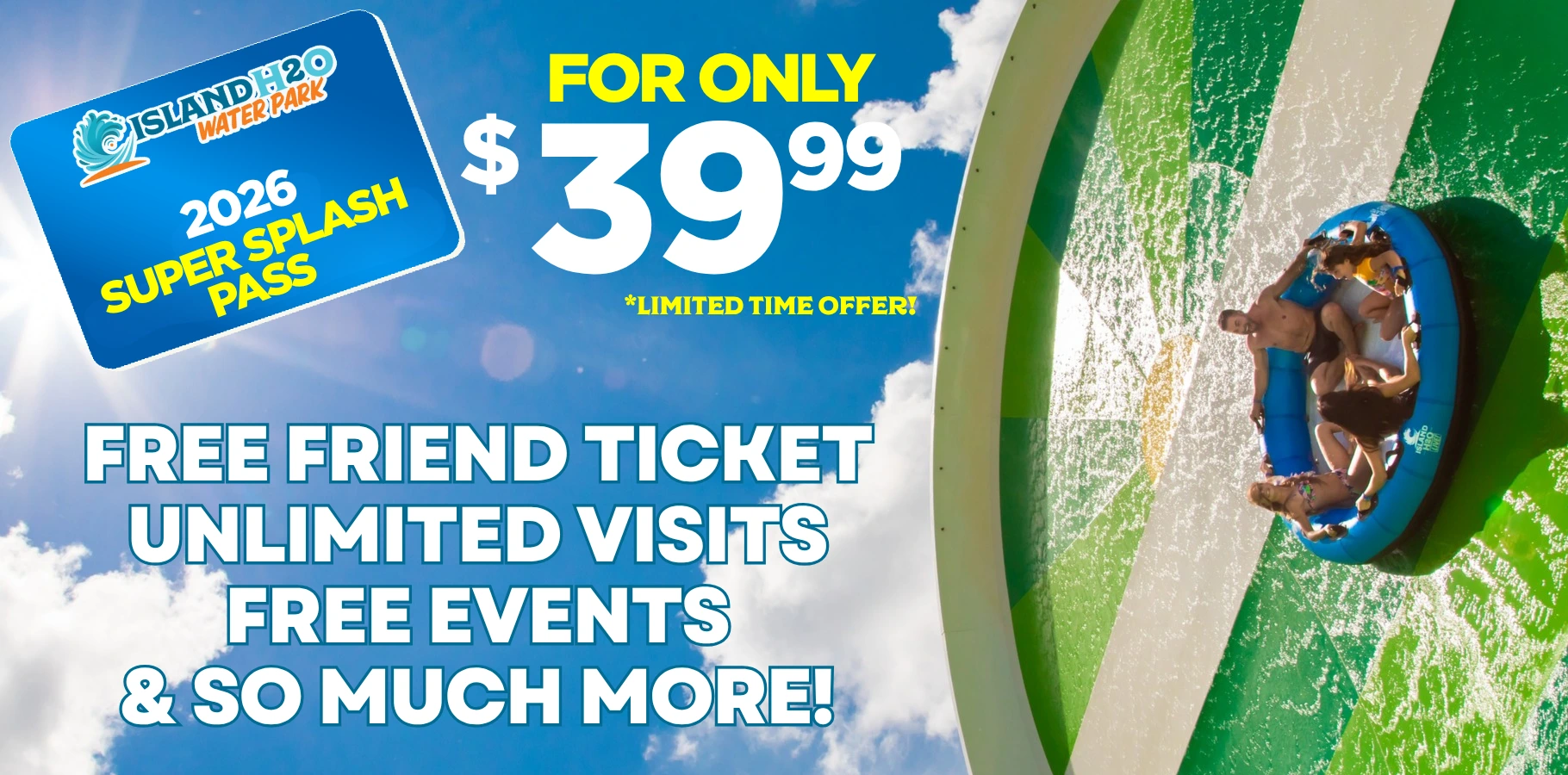 Save over 50% on tickets & passes